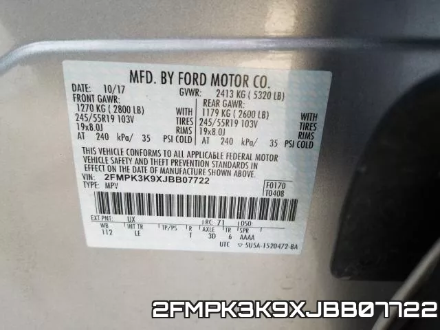 2FMPK3K9XJBB07722