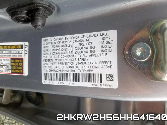 2HKRW2H56HH641640