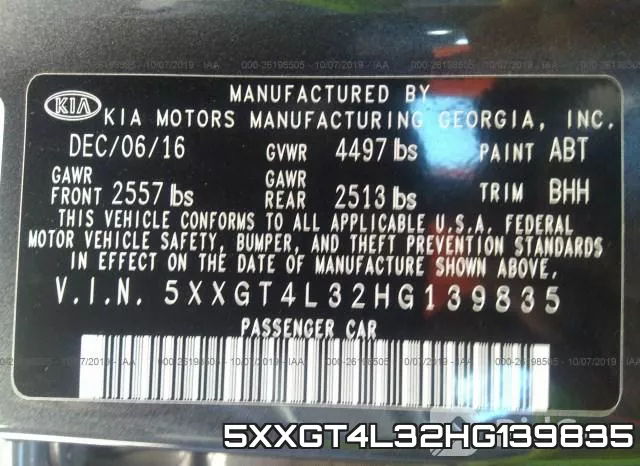 5XXGT4L32HG139835