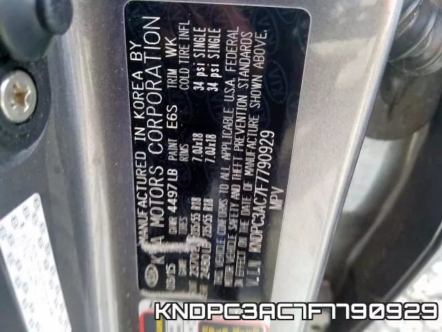 KNDPC3AC7F7790929