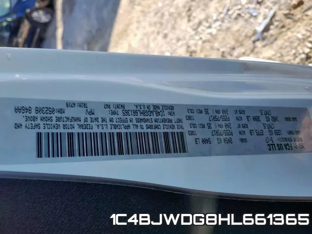1C4BJWDG8HL661365