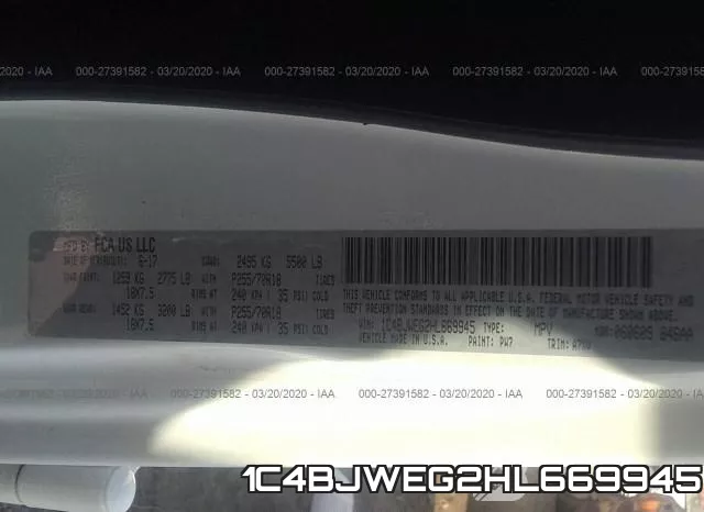 1C4BJWEG2HL669945