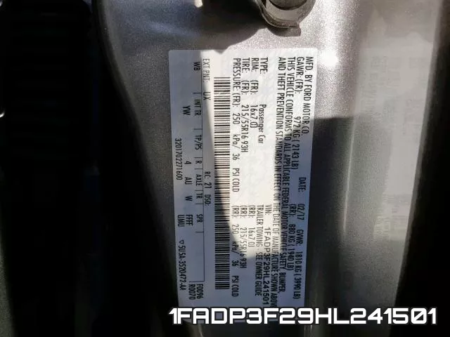 1FADP3F29HL241501