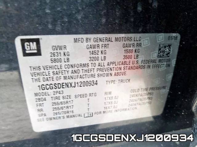1GCGSDENXJ1200934