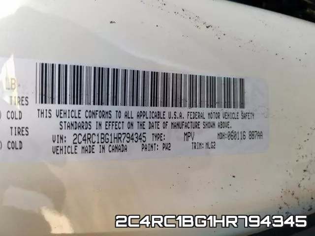 2C4RC1BG1HR794345