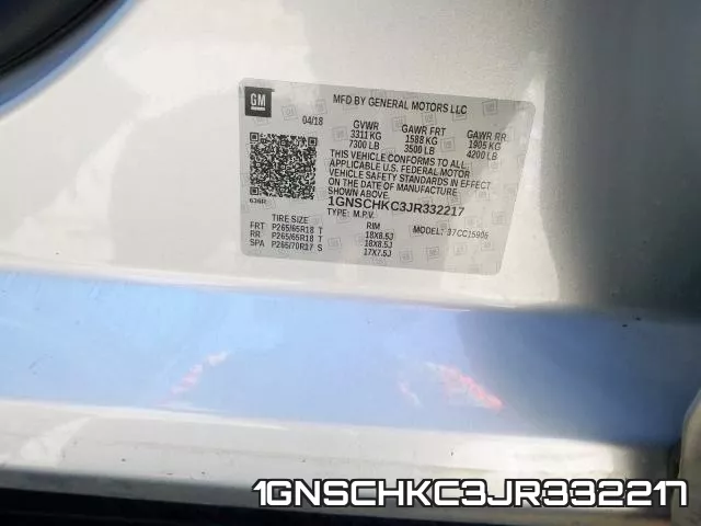 1GNSCHKC3JR332217