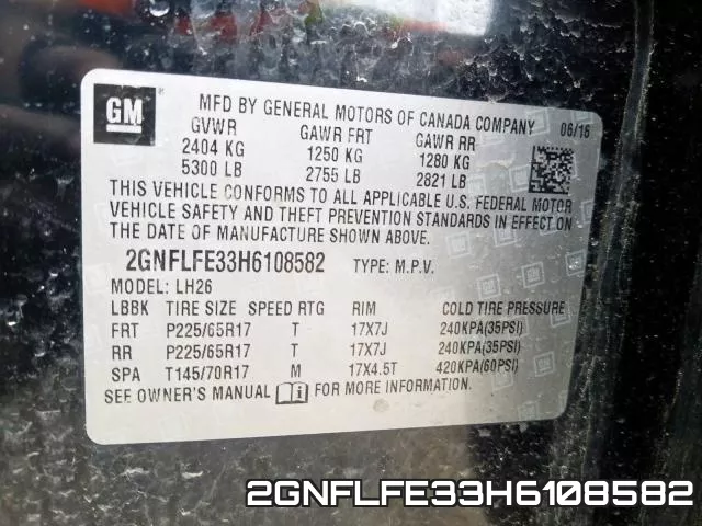 2GNFLFE33H6108582