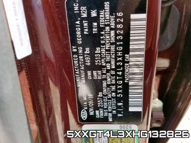 5XXGT4L3XHG132826