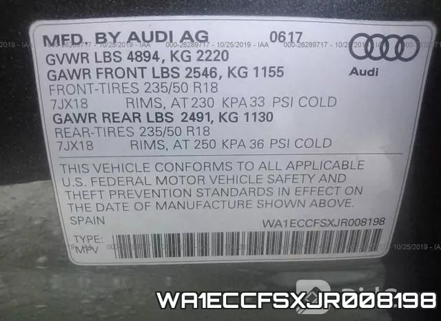 WA1ECCFSXJR008198