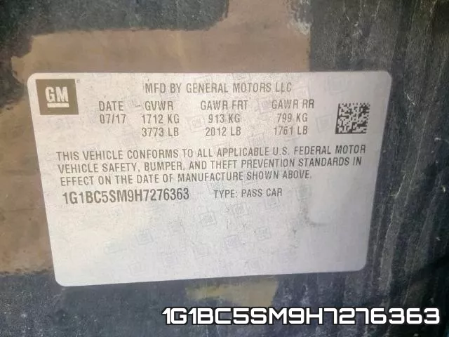 1G1BC5SM9H7276363