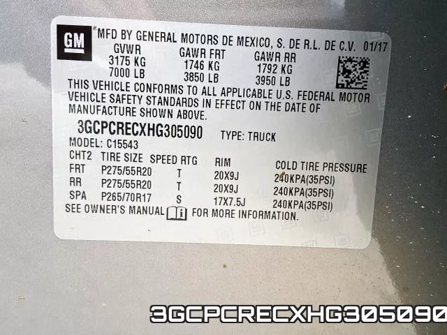 3GCPCRECXHG305090