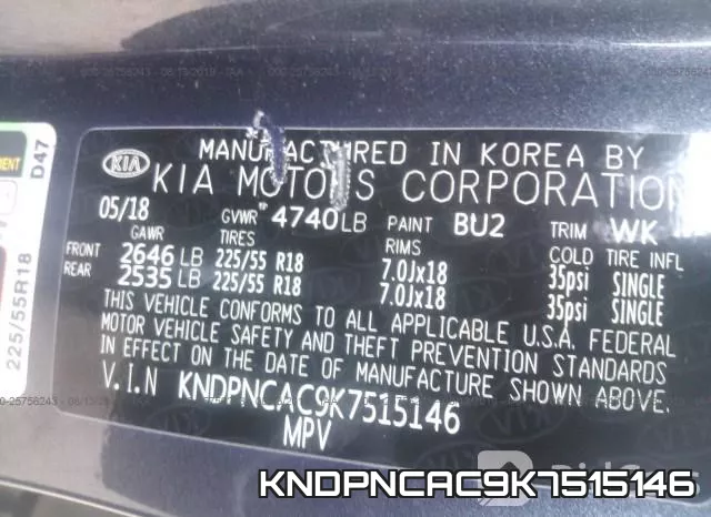 KNDPNCAC9K7515146