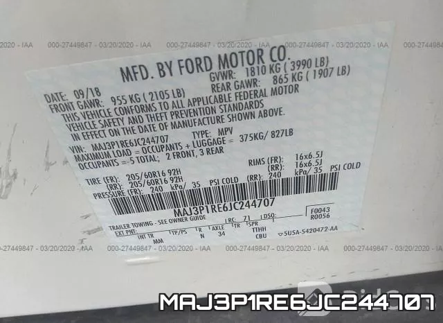 MAJ3P1RE6JC244707