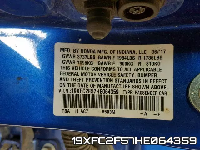 19XFC2F57HE064359