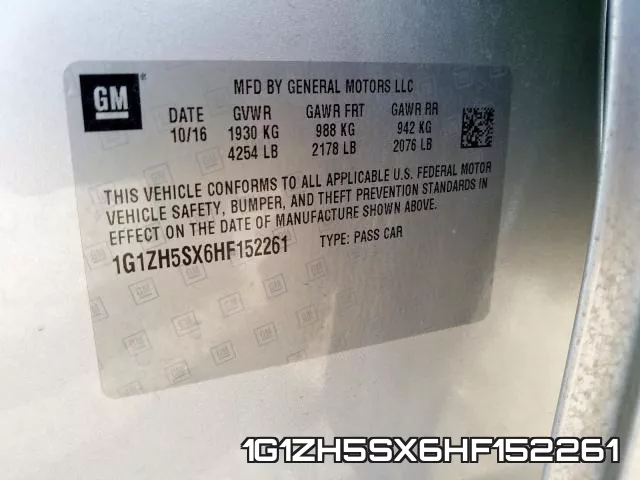 1G1ZH5SX6HF152261
