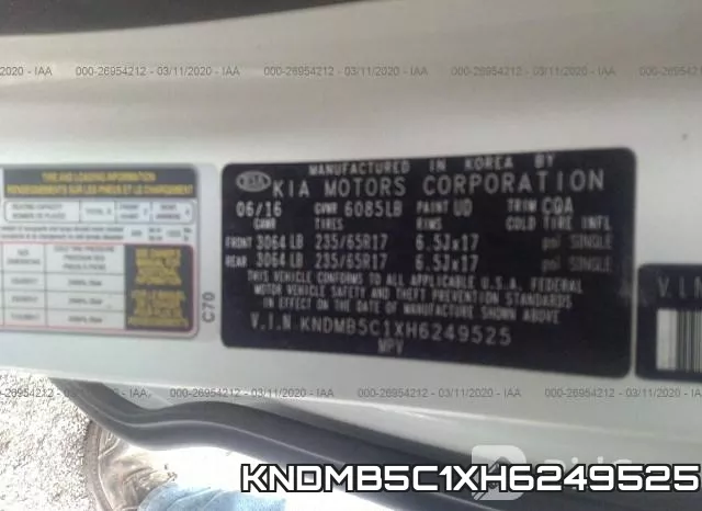 KNDMB5C1XH6249525