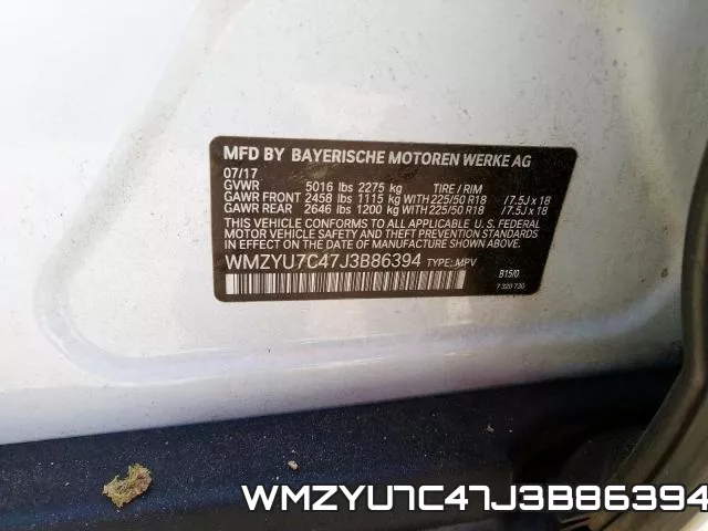 WMZYU7C47J3B86394