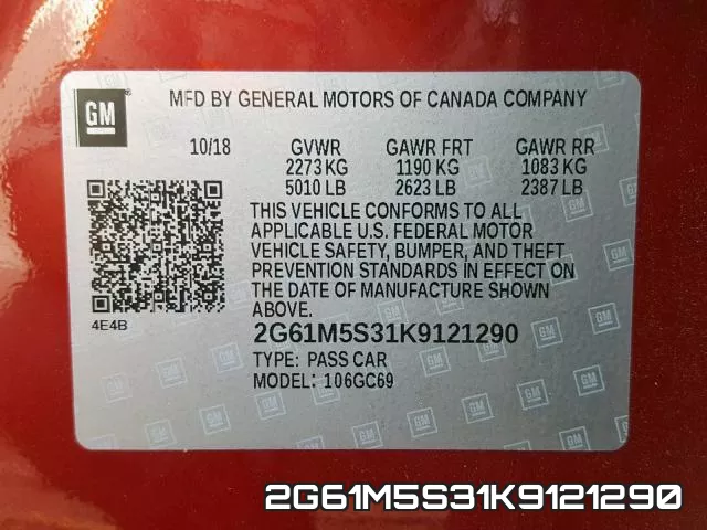 2G61M5S31K9121290
