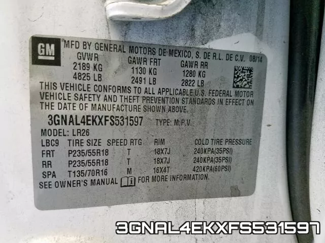 3GNAL4EKXFS531597