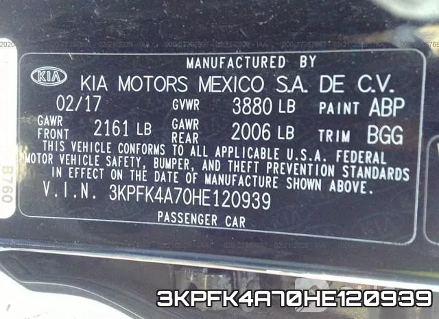 3KPFK4A70HE120939