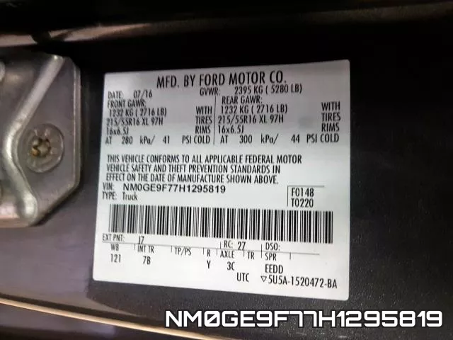 NM0GE9F77H1295819