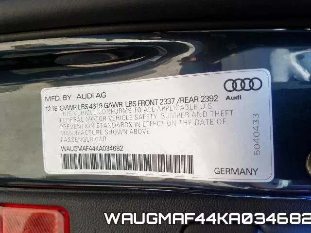WAUGMAF44KA034682