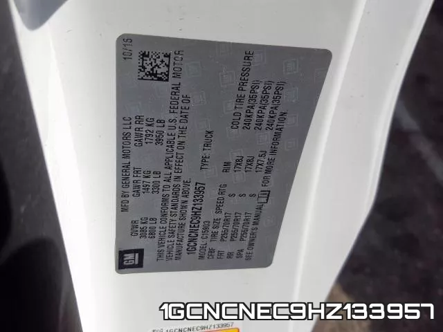 1GCNCNEC9HZ133957