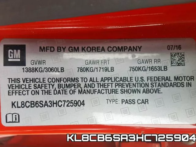 KL8CB6SA3HC725904