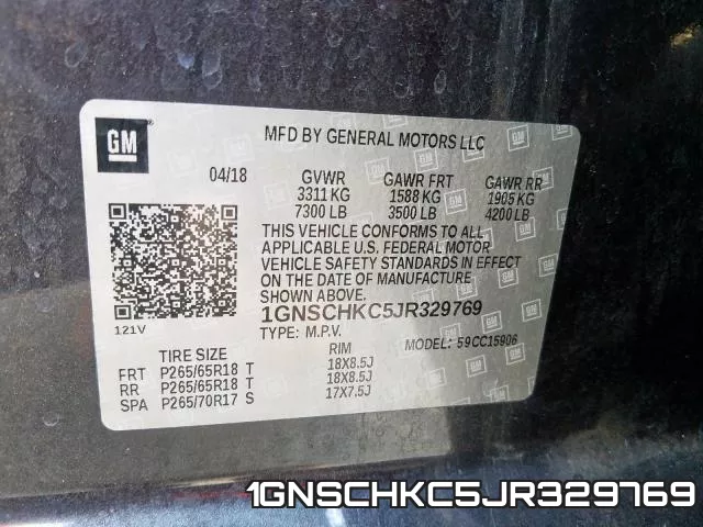 1GNSCHKC5JR329769