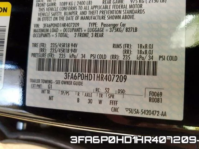 3FA6P0HD1HR407209