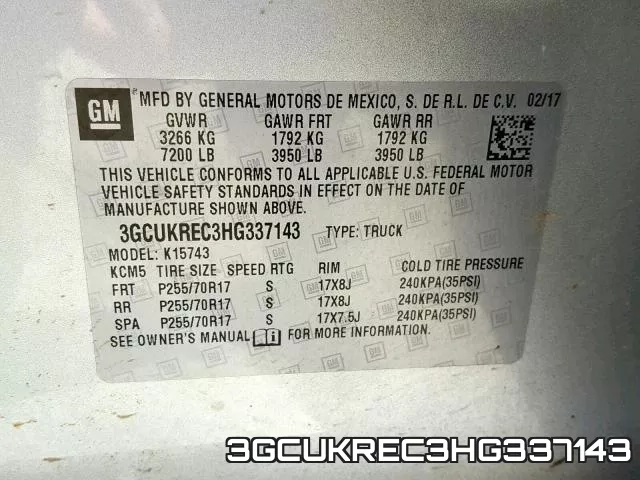 3GCUKREC3HG337143