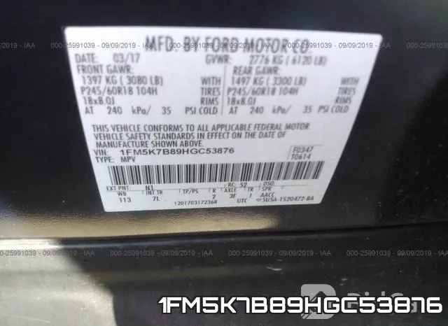 1FM5K7B89HGC53876