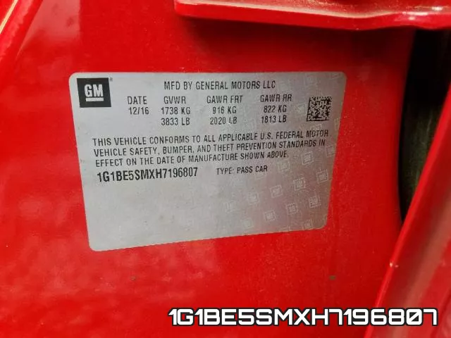 1G1BE5SMXH7196807
