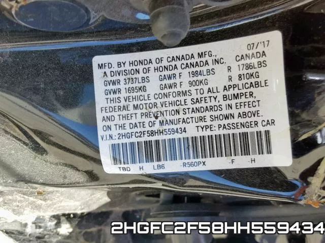 2HGFC2F58HH559434