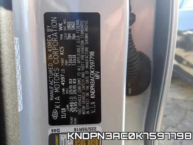 KNDPN3AC0K7597798