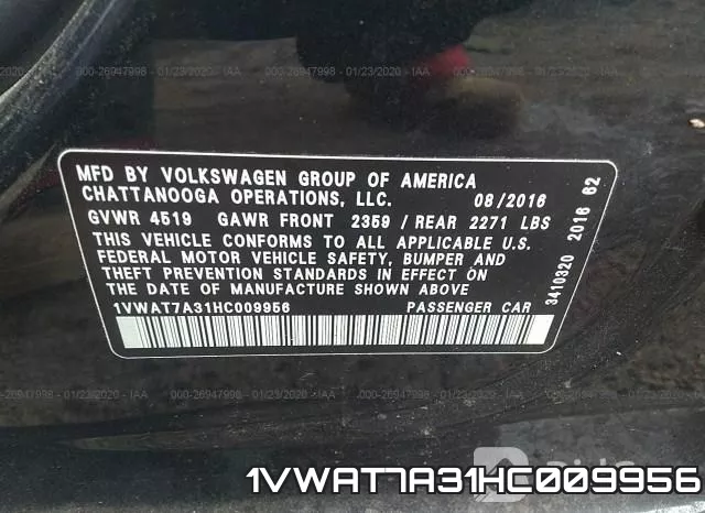 1VWAT7A31HC009956
