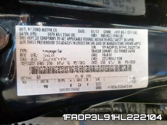 1FADP3L91HL222104
