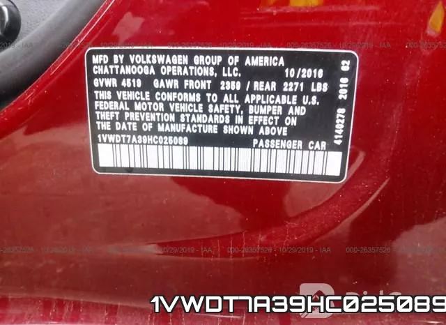 1VWDT7A39HC025089