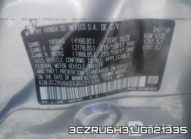 3CZRU6H31JG721335