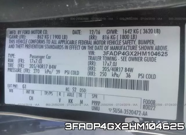 3FADP4GX2HM104625