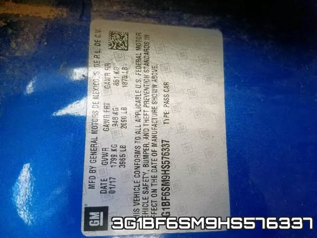 3G1BF6SM9HS576337