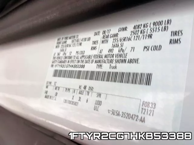 1FTYR2CG7HKB53388