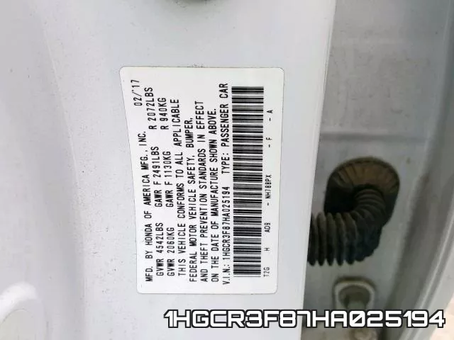 1HGCR3F87HA025194