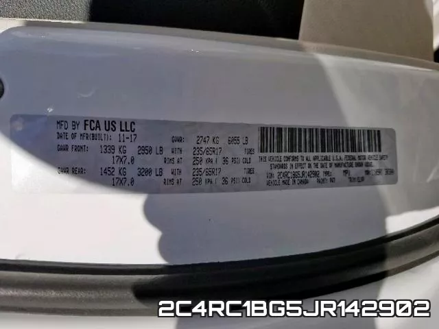 2C4RC1BG5JR142902
