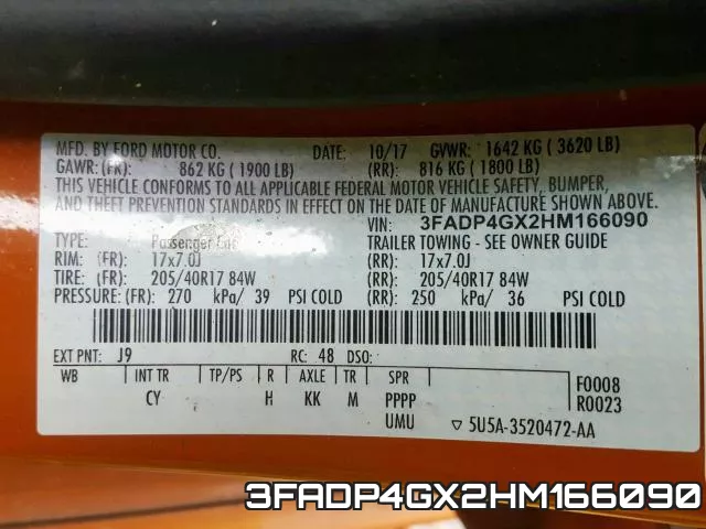 3FADP4GX2HM166090