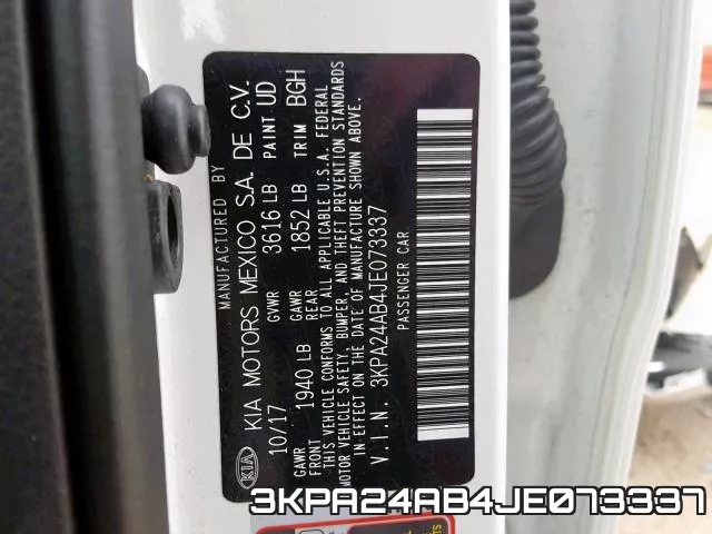 3KPA24AB4JE073337