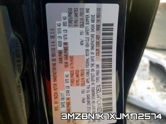 3MZBN1K7XJM172574
