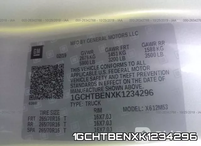 1GCHTBENXK1234296