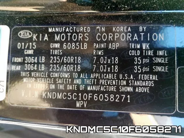 KNDMC5C10F6058271