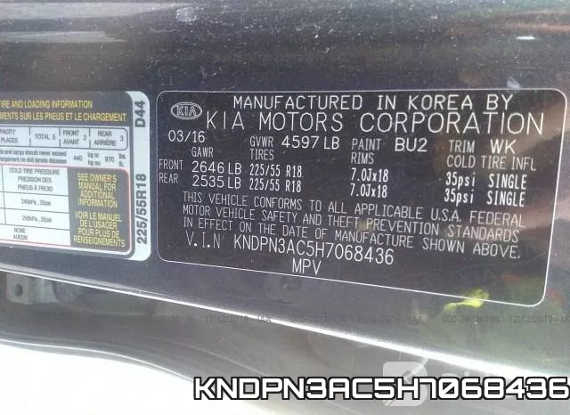 KNDPN3AC5H7068436